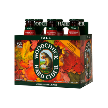 Six-pack of Woodchuck Fall cider.