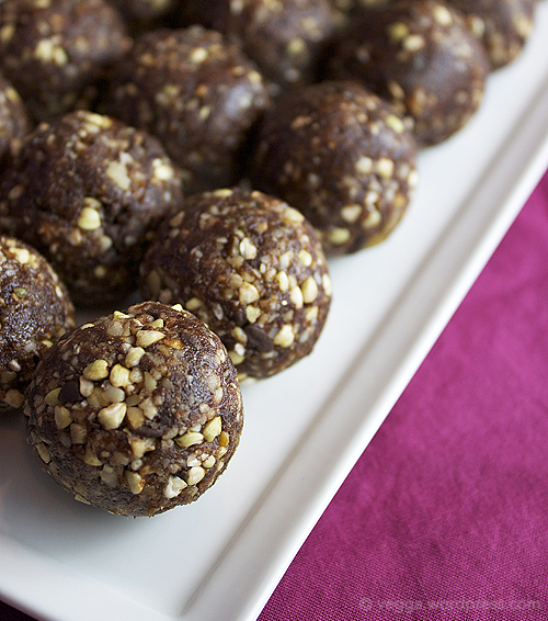 Chocolate-Hazelnut Buckwheat Bites