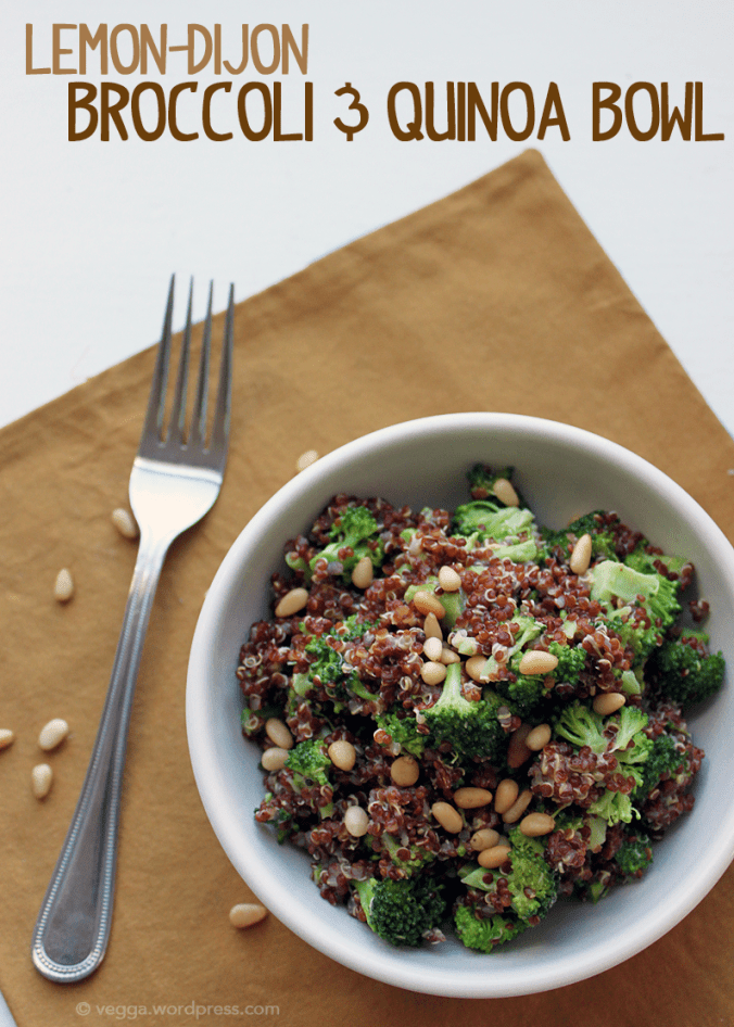 Lemon-Dijon Broccoli & Quinoa Bowl