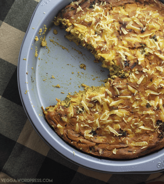 Caramelized Onion and Broccoli Quiche