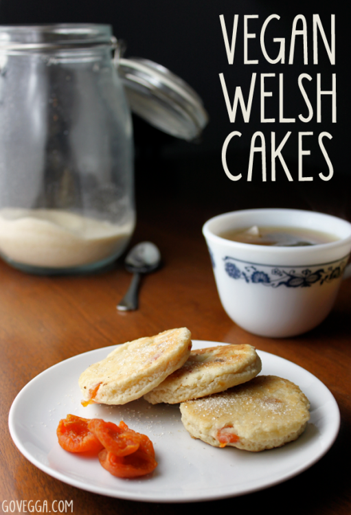 Vegan Traditional Welsh Cakes // govegga.com