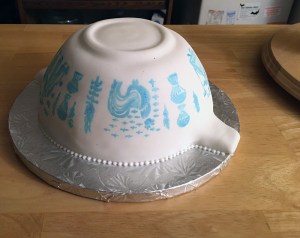 Vegan Butterprint Pyrex cake from Vegan Treats bakery