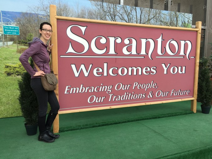 Scranton sign from The Office