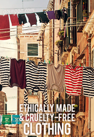 Ethical clothing brands with vegan, cruelty-free options // govegga.com