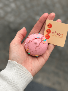 Aquafaba meringue at #food in Bruges