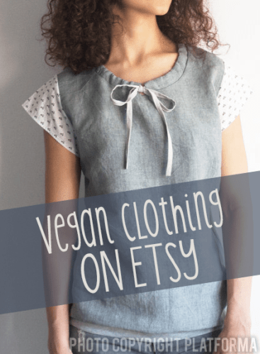 Finding vegan clothing on Etsy // govegga.com