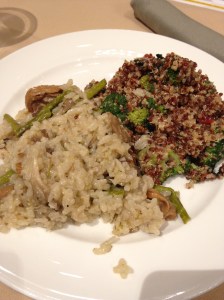 Catered meal at a Seattle conference