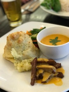 Vegan roast from 222 Veggie Vegan in London