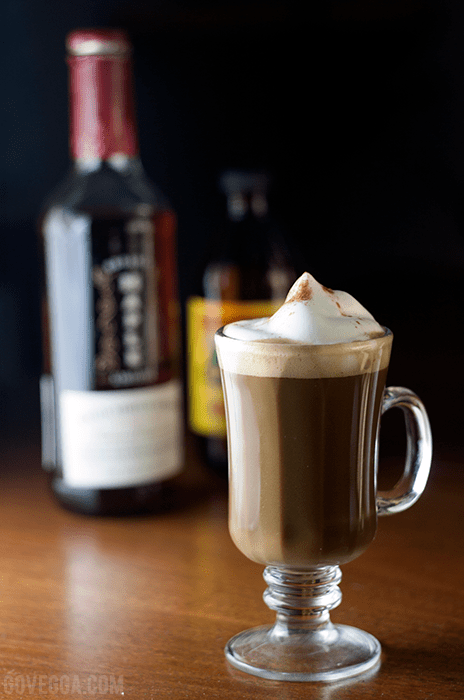 Vegan spiked maple-molasses mug