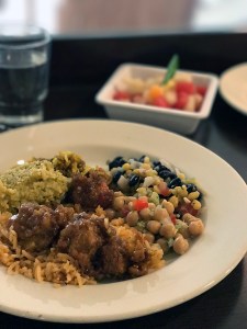 Food on a vegan Norwegian ocean cruise