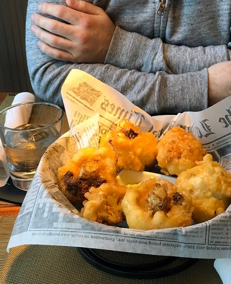 Fried Cauliflower at Barking Mad Café