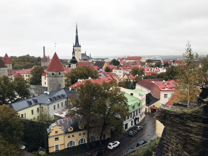 View of Tallinn from Toompea Hill